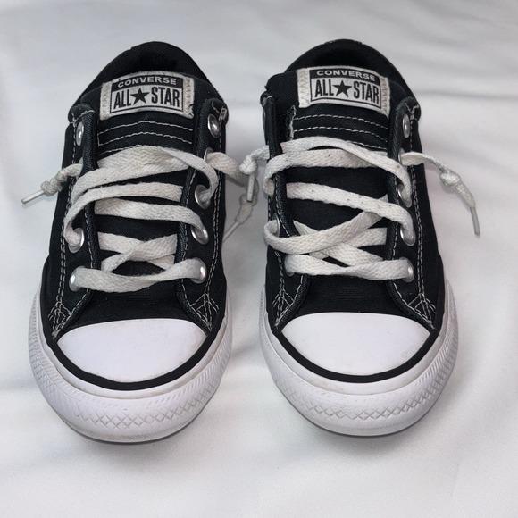Converse Youth Chuck Taylor All Star‎ Sneakers Youth Side Y1 US Pre Owned Good - Picture 1 of 7